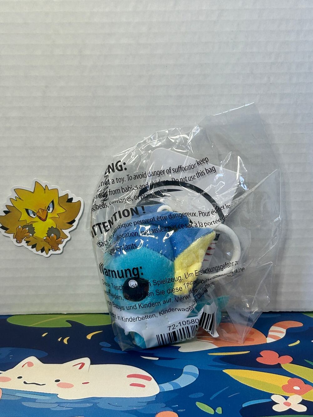 Pokemon Center Vaporeon Pokémon Dolls Plush Key Chain Keychain